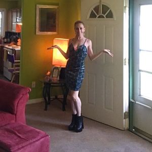 Intimately Free People velvet dress XS